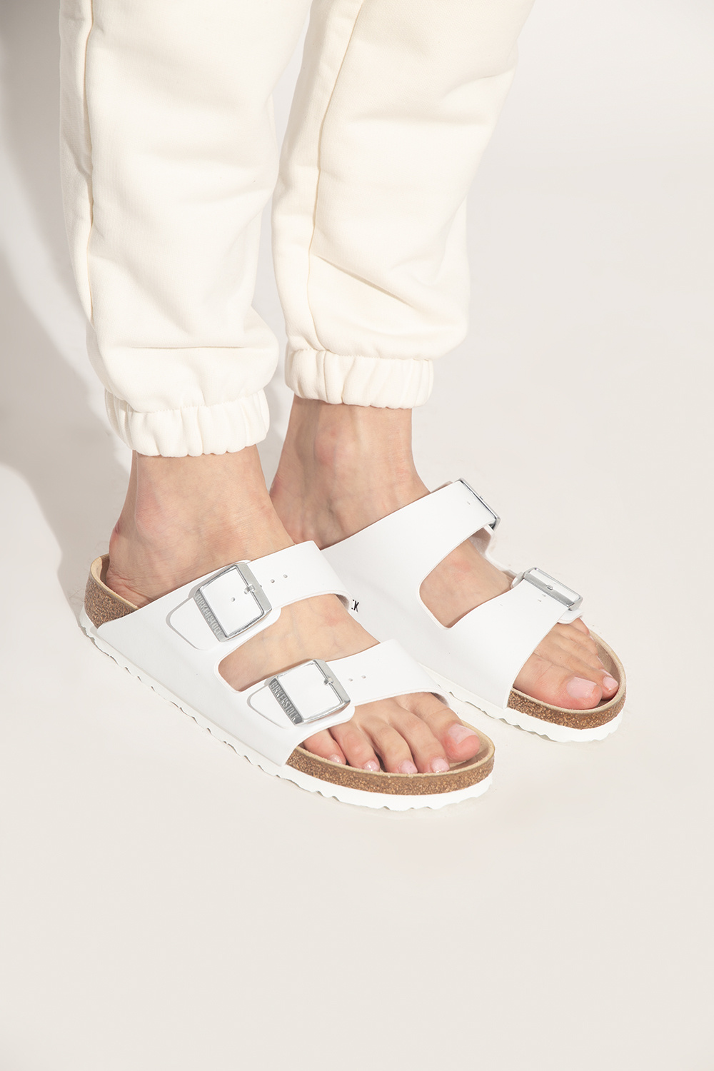 Birkenstock arizona bs discount white